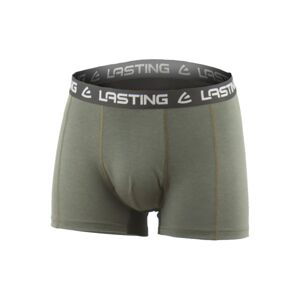 Lasting NOMO 6299 zelené vlněné merino boxerky Velikost: M