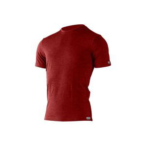 Lasting pánské merino triko QUIDO červené Velikost: XL pánské triko