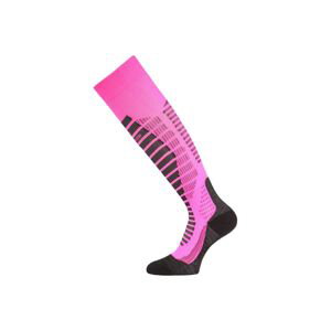 Lasting WRO 409 růžové lyžařské podkolenky Velikost: (42-45) L ponožky