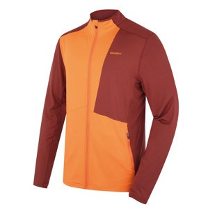 Husky Pánská mikina na zip Tarp zip M deep brick/orange Velikost: XL