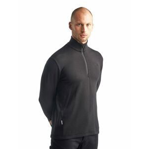 Pánský svetr ICEBREAKER Mens Original LS Half Zip, Black velikost: M