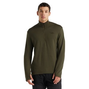 Pánská mikina ICEBREAKER Mens Original LS Half Zip, Loden velikost: M