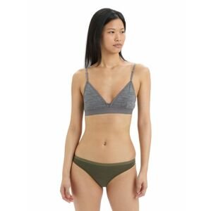 Dámská merino podprsenka ICEBREAKER Wmns Siren Bra, Gritstone Heather velikost: M