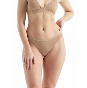 Dámské merino kalhotky ICEBREAKER Wmns Siren Thong, Praline velikost: XL