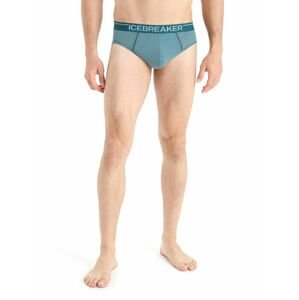 ICEBREAKER Mens Anatomica Briefs, Green Glory/Astral Blue velikost: L