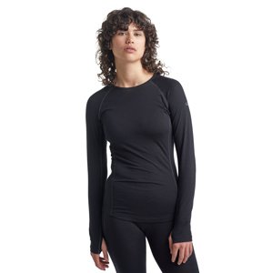 Dámské triko ICEBREAKER Wmns 150 Zone LS Crewe, Black velikost: M