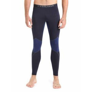 Pánské spodky ICEBREAKER Mens 260 Zone Leggings, Midnight Navy/Royal Navy velikost: S