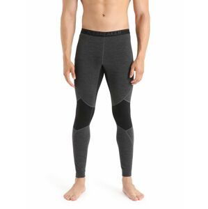 Pánské spodky ICEBREAKER Mens 260 Zone Leggings, Jet Heather/Black velikost: M