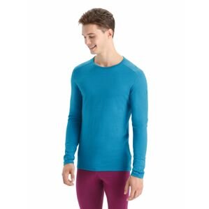 ICEBREAKER Mens 200 Oasis LS Crewe, Geo Blue velikost: XXL