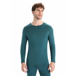 ICEBREAKER Mens 260 Tech LS Crewe, Green Glory velikost: M