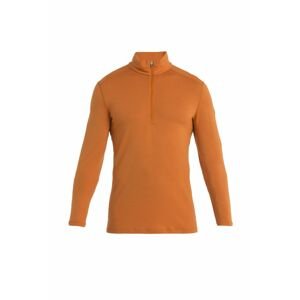 ICEBREAKER Mens 260 Tech LS Half Zip, Earth velikost: S