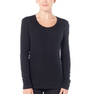 Dámské triko ICEBREAKER Wmns 175 Everyday LS Scoop, Black velikost: L 104472