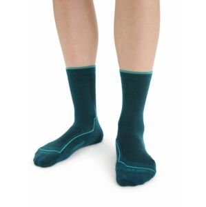 ICEBREAKER Wmns Hike Cool-Lite 3Q Crew, Green Glory/Fresh velikost: L