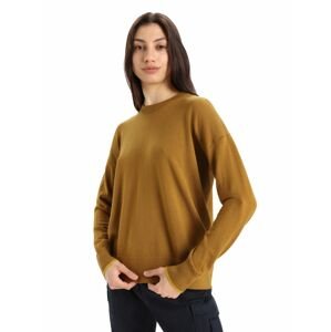 dámský svetr ICEBREAKER Wmns Shearer Crewe Sweater, Clove/Silent Gold velikost: M