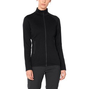 Dámská mikina ICEBREAKER Wmns Elemental LS Zip, Black velikost: M