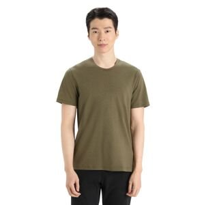 Pánské triko krátký rukáv ICEBREAKER Mens Central Classic SS Tee, Loden velikost: XL