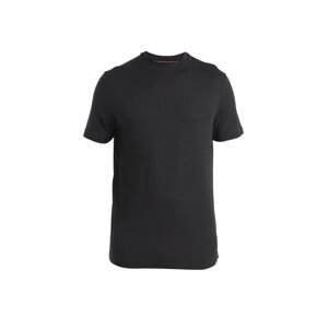 Pánské merino triko krátký rukáv ICEBREAKER Mens Merino 150 Tech Lite III SS Tee, Black velikost: L