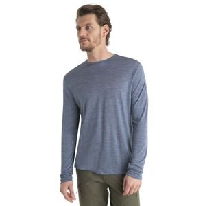 Pánské merino triko dlouhý rukáv ICEBREAKER Mens Merino 125 Cool-Lite™ Sphere III LS Tee, Dawn Heather velikost: L