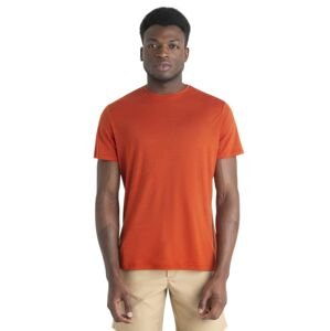 Pánské merino triko krátký rukáv ICEBREAKER Mens Merino 125 Cool-Lite™ Sphere III SS Tee, Molten velikost: XS