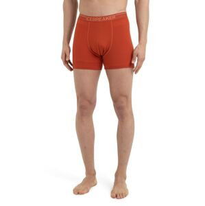 Pánské merino boxerky ICEBREAKER Mens Anatomica Boxers, Molten velikost: XXL