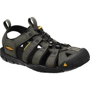 Keen CLEARWATER CNX LEATHER MEN magnet/black Velikost: 45 pánské sandály