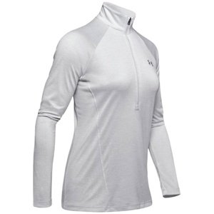 Lehká dámská mikina Under Armour New Tech 1/2 Zip - Twist - halo gray - XL - 1320128-014