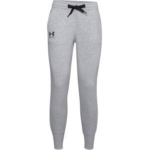 Dámské tepláky Under Armour Rival Fleece Joggers - steel medium heather - XXL - 1356416-035