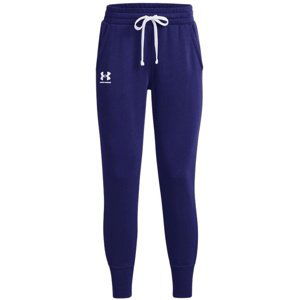 Dámské tepláky Under Armour Rival Fleece Joggers - sonar blue - L - 1356416-468