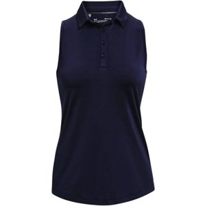 Dámské polo tričko Under Armour Zinger Sleeveless Polo - midnight navy - M - 1363950-410