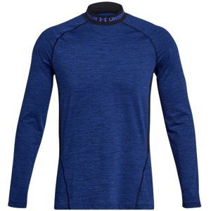 Pánské funkční tričko Under Armour CG Armour Twist Mock - team royal - XL - 1379820-400