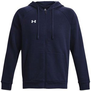 Pánská mikina Under Armour Rival Fleece FZ Hoodie - midnight navy - 3XL - 1379767-410