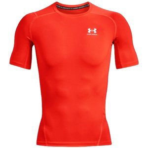 Pánské kompresní tričko Under Armour HG Armour Comp SS - bolt red - XL - 1361518-810