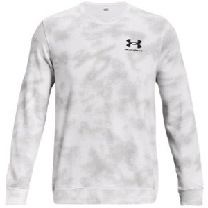 Pánská mikina Under Armour Rival Terry Nov Crew - white - S - 1377186-100