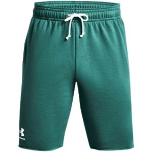 Pánské kraťasy Under Armour Rival Terry Short - coastal teal - XS - 1361631-722