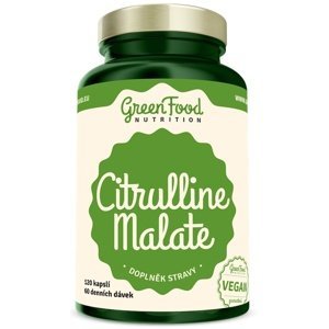 GreenFood Citrulline Malate 120 kapslí PROŠLÉ DMT 1.9.2023