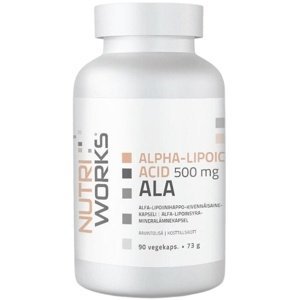 NutriWorks Alpha Lipoic Acid 500mg 90 kapslí