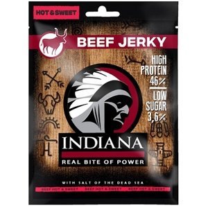Indiana Jerky sušené maso 25g -  Hovězí Hot & Sweet