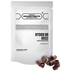 SizeAndSymmetry Nutrition SizeAndSymmetry HYDRO Whey Protein DH32 1000g - hořká čokoláda