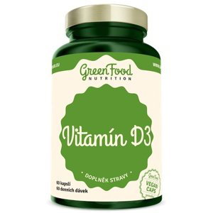 GreenFood Vitamin D3 60 kapslí