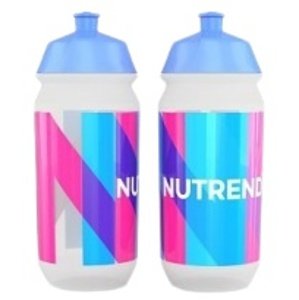 Nutrend Bidon 500 ml 2019 -  bílý s modrorůžovým potiskem