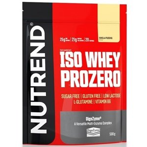 Nutrend Iso Whey Prozero 500g - vanilkový puding