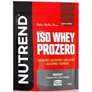 Nutrend Iso Whey Prozero 500g - čokoládové brownies