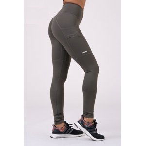 Nebbia High Waist Fit&Smart legíny 505 safari - L