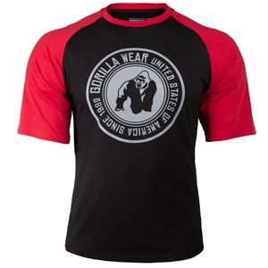 Gorilla Wear Pánské tričko Texas T-shirt Black/Red - M