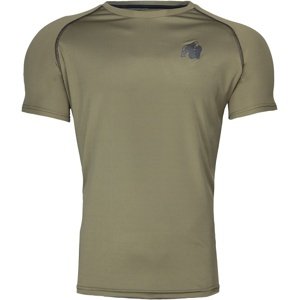 Gorilla Wear Pánské tričko Performance Army zelená - 3XL