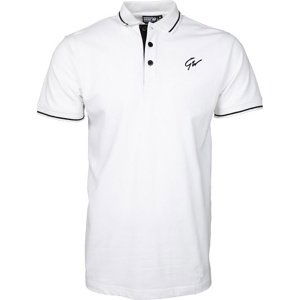 Gorilla Wear Pánské polo tričko Delano Polo White/Black - L