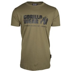 Gorilla Wear Pánské tričko s krátkým rukávem Classic T-shirt Army Green - S