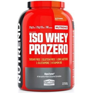 Nutrend Iso Whey Prozero 2250g - slaný karamel