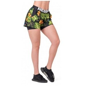 Nebbia High-energy Double Layer Šortky Jungle Green 563 - XS