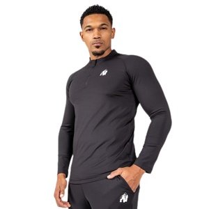 Gorilla Wear Pánské tričko s dlouhým rukávem Hamilton Hybrid Black - L